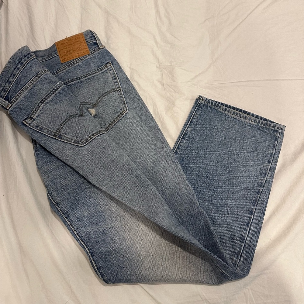 Levi's Light Blue Straight Jeans